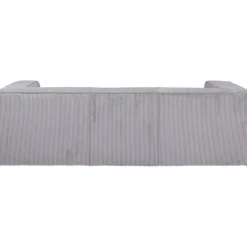 Canapé Cubetto Cord 3-places gris clair 220cm><noscript><img width=