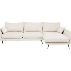 Canapé d angle Amalfi droite crème 275cm>KARE Design Clearance