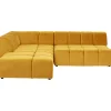 Canapé d angle Belami velours ambre gauche>KARE Design