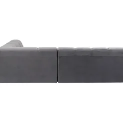 Canapé d angle Belami Velvet gris droit><noscript><img width=