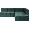 Canapé d angle Belami vert foncé droite 265cm>KARE Design Outlet