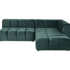 Canapé d angle Belami vert foncé droite 265cm>KARE Design Outlet