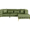 Canapé d angle Bellissima velours vert droite>KARE Design Hot