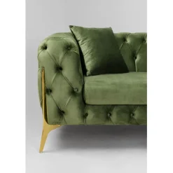 Canapé d angle Bellissima velours vert droite><noscript><img width=