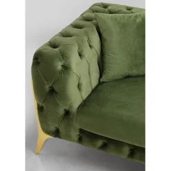 Canapé d angle Bellissima velours vert droite><noscript><img width=
