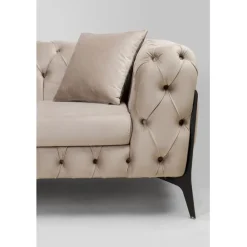 Canapé d angle Bellissima velours taupe gauche><noscript><img width=