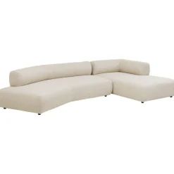 Canapé d angle Bow droite creme>KARE Design New