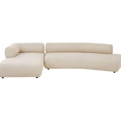 Canapé d angle Bow gauche creme>KARE Design New