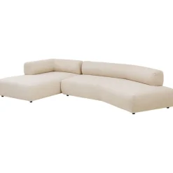 Canapé d angle Bow gauche creme>KARE Design New