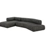 Canapé d angle Bow gauche Gris>KARE Design