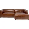 Canapé d angle Cubetto cuir marron 270x170cm>KARE Design