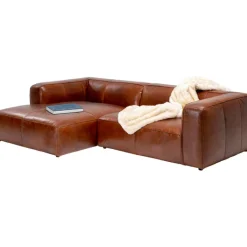 Canapé d angle Cubetto cuir marron 170x270cm><noscript><img width=