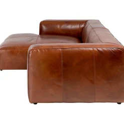 Canapé d angle Cubetto cuir marron 170x270cm><noscript><img width=