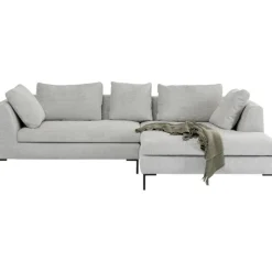 Canapé d angle Gianni Cord gris droite><noscript><img width=