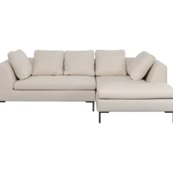 Canapé d angle Gianni crème 250x167 droite>KARE Design