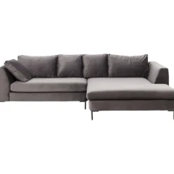 Canapé d angle Gianni droite gris-noir>KARE Design New