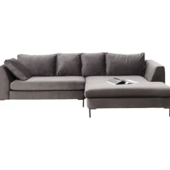Canapé d angle Gianni droite gris-noir><noscript><img width=
