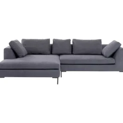 Canapé d angle Gianni gris gauche>KARE Design Outlet