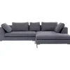 Canapé d angle Gianni gris droite>KARE Design Sale