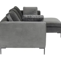 Canapé d angle Gianni velours gris droite  270x167><noscript><img width=