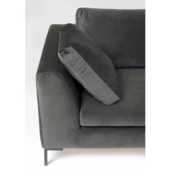 Canapé d angle Gianni velours gris droite  270x167><noscript><img width=