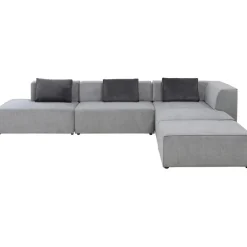 Canapé d angle Infinity Atlanta gris droite>KARE Design Online