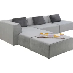 Canapé d angle Infinity Atlanta gris gauche>KARE Design Sale