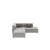 Canapé d angle Infinity Boston gris>KARE Design Discount