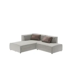 Canapé d angle Infinity Boston gris>KARE Design Discount