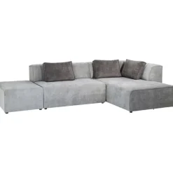 Canapé d angle Infinity méridienne droite gris>KARE Design Online