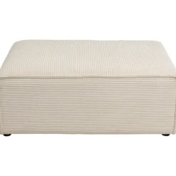 Canapé d angle Infinity Ottomane Cord crème gauche><noscript><img width=