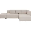 Canapé d angle Infinity Ottomane crème droite>KARE Design Best
