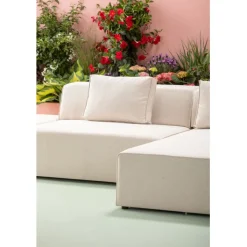 Canapé d angle Infinity Ottomane crème droite><noscript><img width=