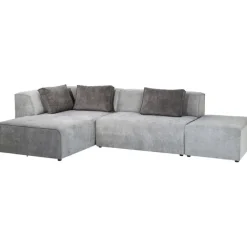 Canapé d angle Infinity Ottomane gris gauche>KARE Design