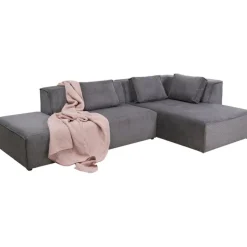 Canapé d angle Infinity Ottomane Cord gris droite><noscript><img width=