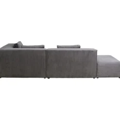 Canapé d angle Infinity Ottomane Cord gris droite><noscript><img width=