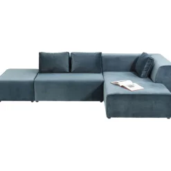 Canapé d angle Infinity velours ocean droite>KARE Design Best