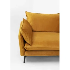 Canapé d angle Monza droite velours curry 296cm><noscript><img width=