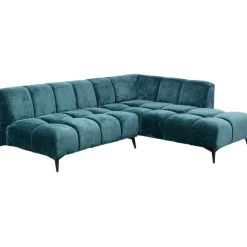 Canapé d angle Nia vert foncé droite 250cm>KARE Design Outlet