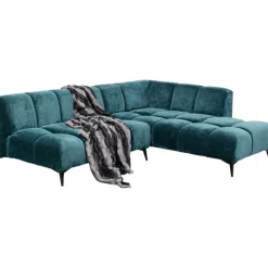 Canapé d angle Nia vert foncé droite 250cm><noscript><img width=