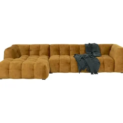 Canapé d angle Salamanca brun doré gauche 320cm><noscript><img width=
