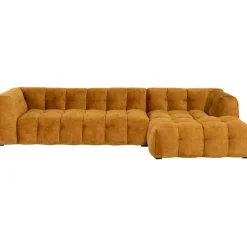 Canapé d angle Salamanca brun doré droite  320cm>KARE Design