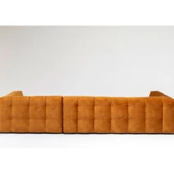 Canapé d angle Salamanca brun doré droite  320cm><noscript><img width=