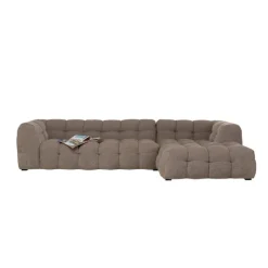 Canapé d angle Salamanca Marron clair droite 250cm><noscript><img width=