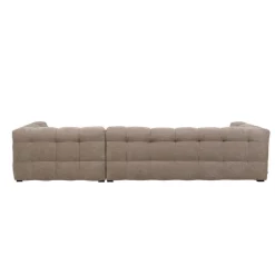 Canapé d angle Salamanca Marron clair droite 250cm><noscript><img width=