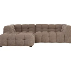 Canapé d angle Salamanca marron clair gauche 250cm>KARE Design Outlet