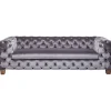 Canapé Desire 3-places velours gris>KARE Design Hot