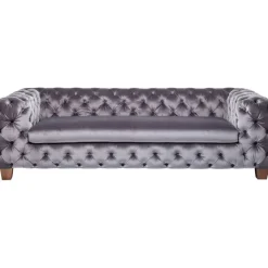 Canapé Desire 3-places velours gris>KARE Design Hot