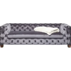 Canapé Desire 3-places velours gris><noscript><img width=