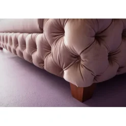Canapé Desire 3-places velours écru><noscript><img width=